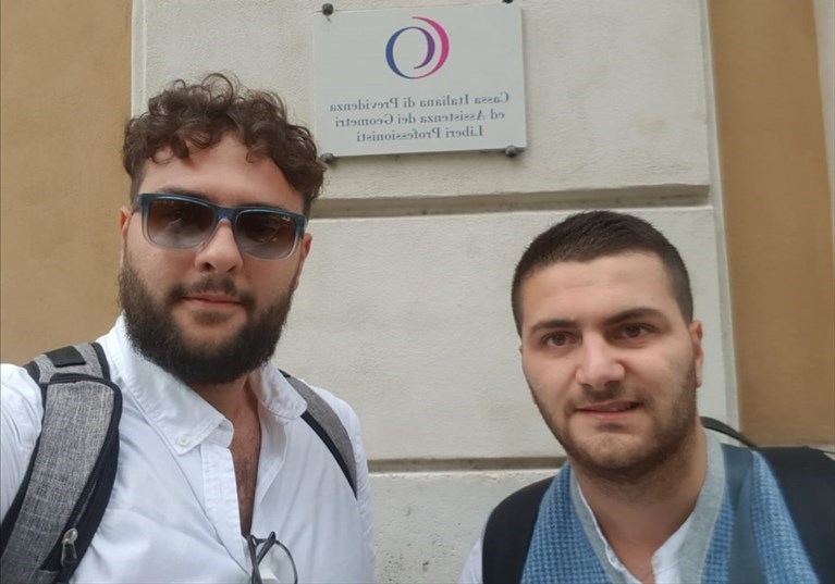 I giovani geometri Giuseppe Cantore e Vincenzo Semeraro I giovani geometri Giuseppe Cantore e Vincenzo Semeraro