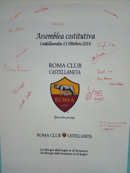Nasce il Roma Club Castellaneta - Terra delle Gravine