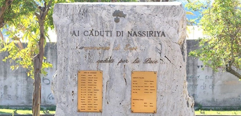 Monumento dedicato ai Caduti di Nassiriya