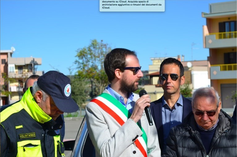 Il sindaco Barulli all Il sindaco Barulli all