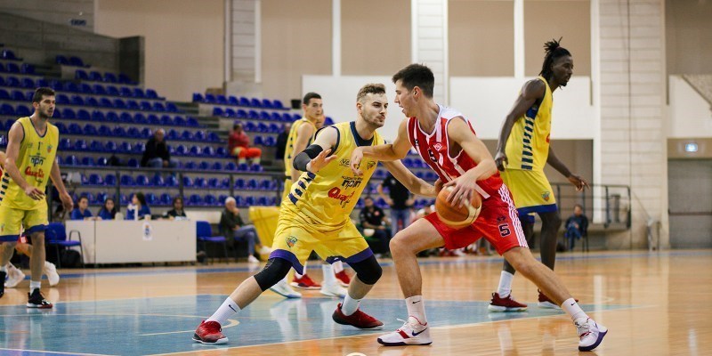 Simone Mascoli nel match contro Monteroni