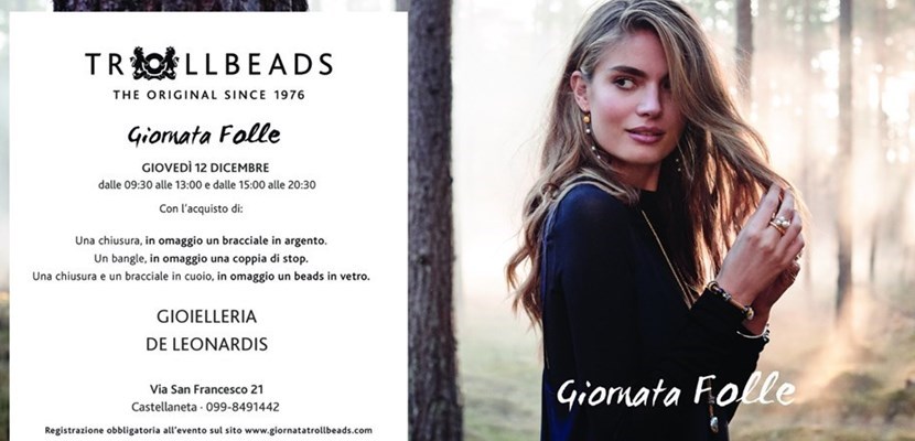 La locandina Trollbeads La locandina Trollbeads