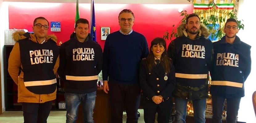 I nuovi agenti della Polizia Locale di Palagiano