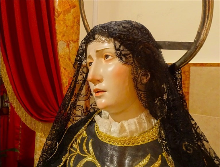 L'Addolorata del Carmine di Mottola alla mostra "Facies Passionis" di Taranto