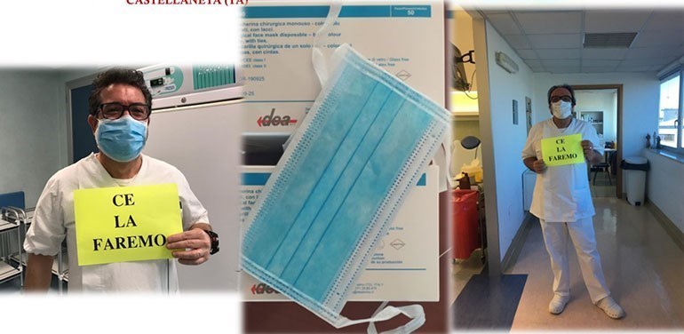 Nella foto gli infermieri del reparto di oncologia dell Nella foto gli infermieri del reparto di oncologia dell