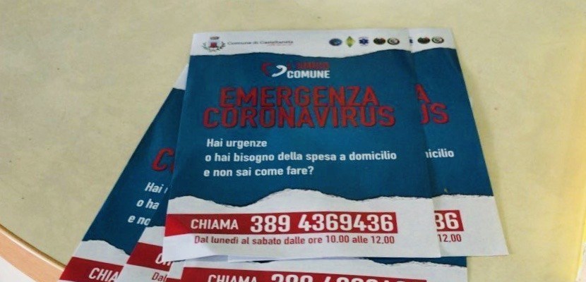 Emergenza Coronavirus: a Castellaneta a pieno regime il servizio "Amico Comune"