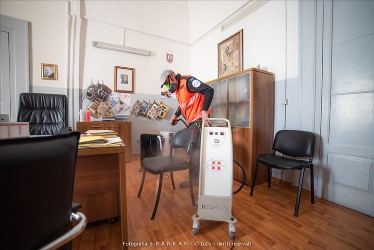 Mottola, sanificati gli uffici del Comune e della Polizia Locale