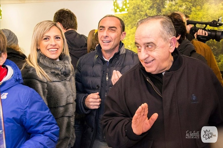 Don Nunzio Picaro con gli assessori comunali D'Ettorre e Cellamare