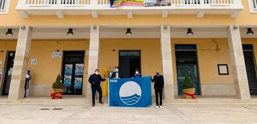 La bandiera blu 2020 La bandiera blu 2020
