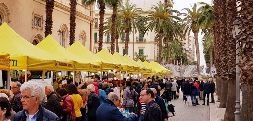 il mercato "Campagna amica" (immagine di repertorio) il mercato "Campagna amica" (immagine di repertorio)