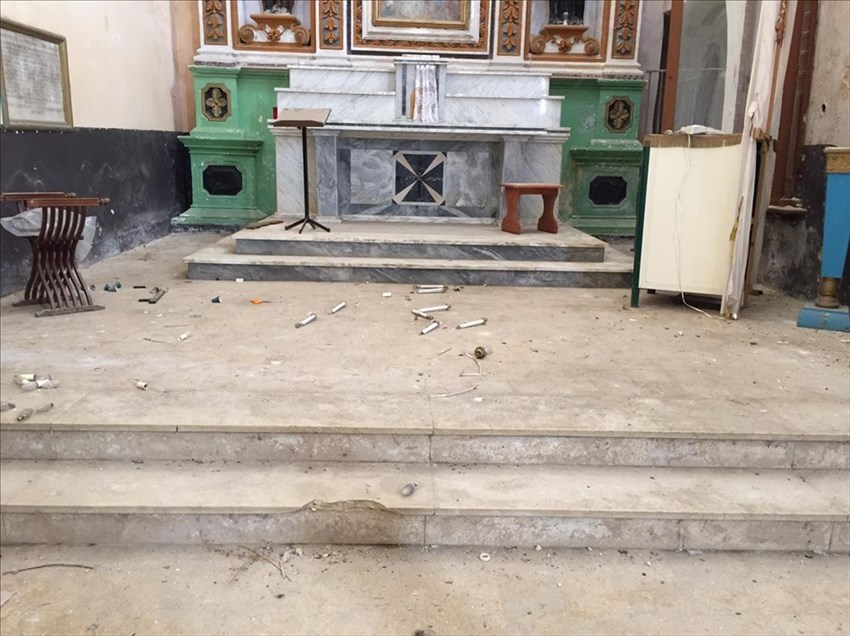 devastazione e furti nel Santuario della Madonna di Tutte le Grazie, a Massafra