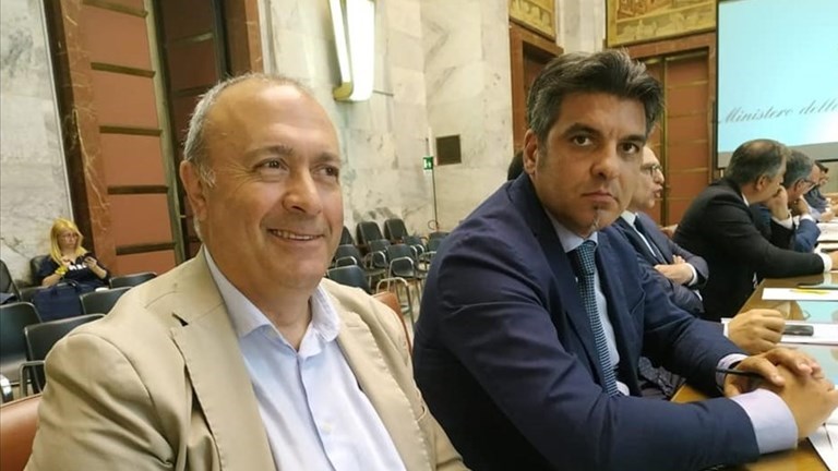 Il Direttore provinciale Cia Vito Rubino e il Presidente Cia Pietro De Padova