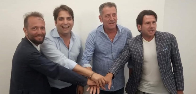 Primarie: i candidati con il sindaco uscente Gianfranco Lopane