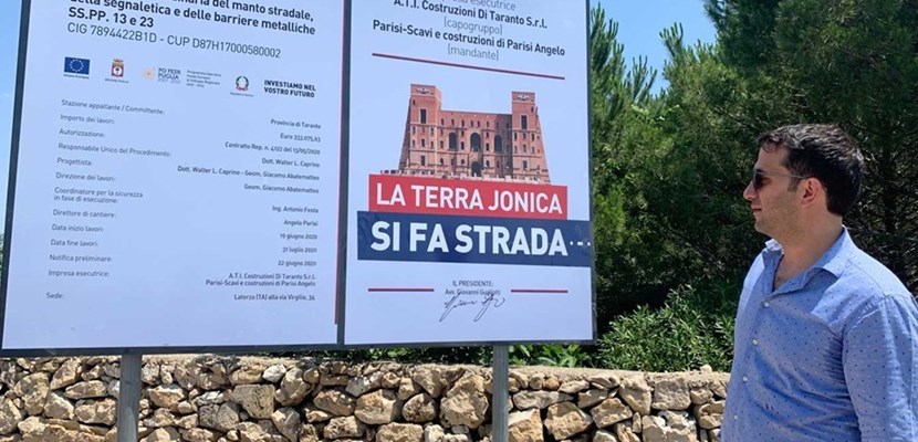 Il presidente della provincia di Taranto Giovanni Gugliotti Il presidente della provincia di Taranto Giovanni Gugliotti