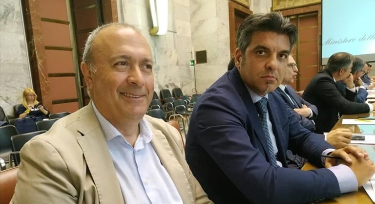 Il Direttore Cia Vito Rubino e il Presidente Cia Pietro De Padova Il Direttore Cia Vito Rubino e il Presidente Cia Pietro De Padova