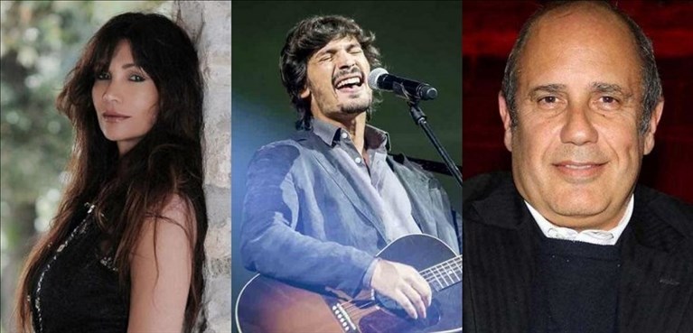 Da sinistra: Luisa Corna, Pierdavide Carone e Federico Moccia