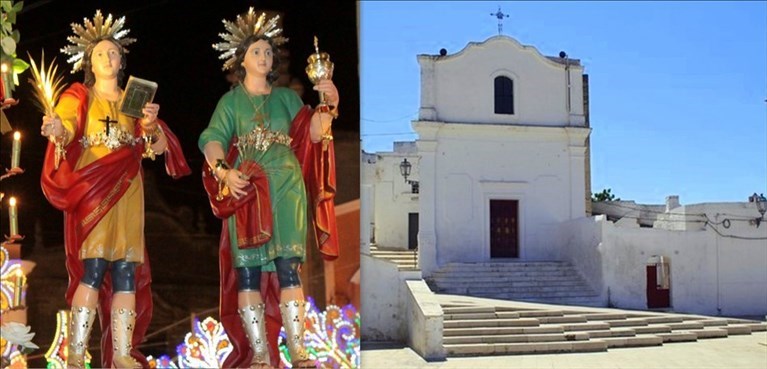 Solenni festeggiamenti a Massafra per i Santi Medici Cosma e Damiano
