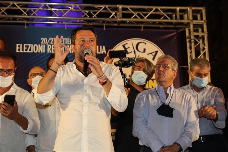 Matteo Salvini e Gianfranco Chiarelli