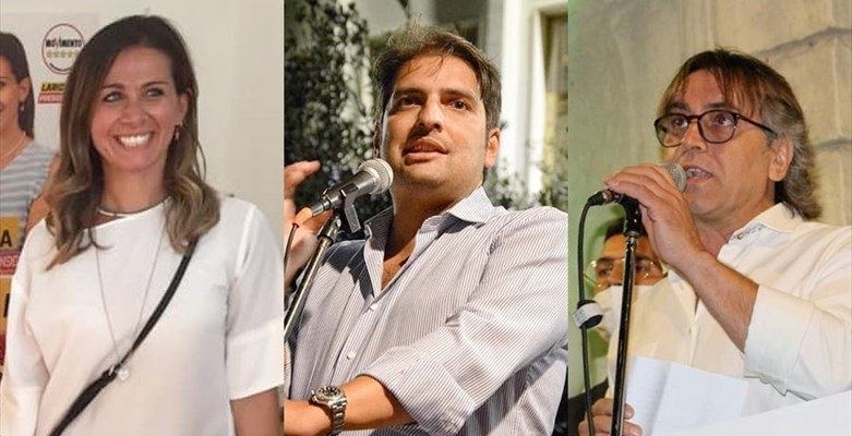 Rosangela Bozza, Gianfranco Lopane ed Agostino Perrone