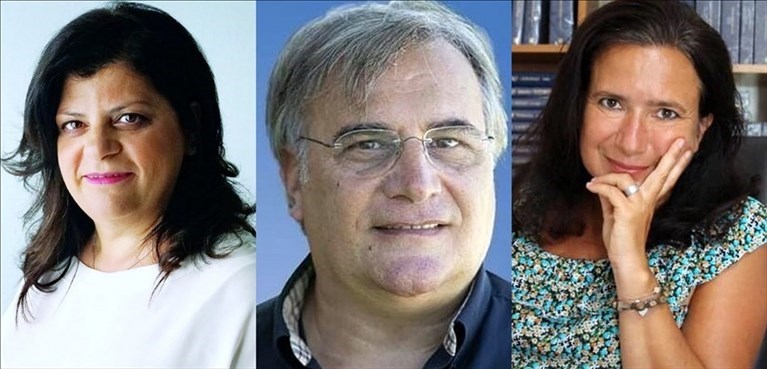 Da sinistra: Tonia Bove, Antonio Scalera e Maria Grazia Mellone