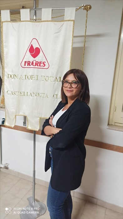 Flavia Russo, presidente Fratres Castellaneta