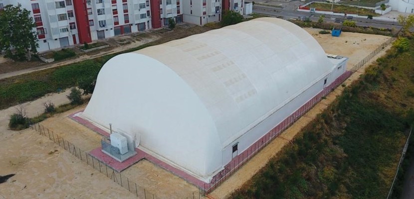 La nuova tensostruttura di Castellaneta La nuova tensostruttura di Castellaneta