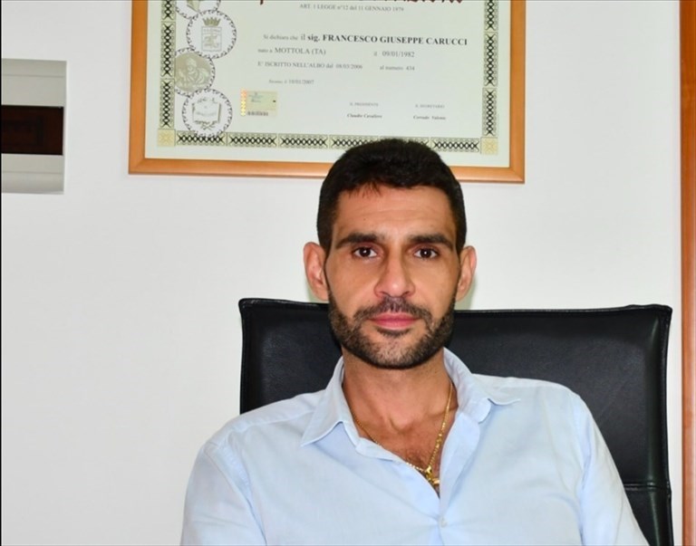 Il presidente del consiglio comunale Francesco Carucci Il presidente del consiglio comunale Francesco Carucci