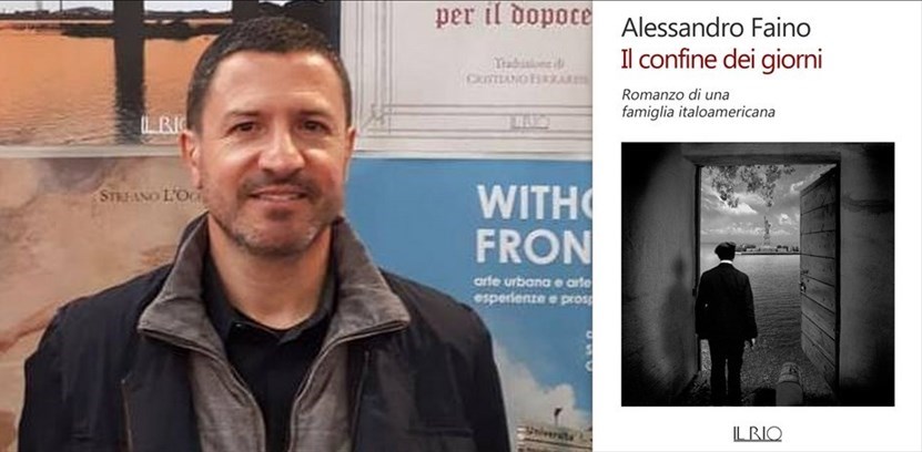 Alessandro Faino e il suo libro  Il confine dei giorni