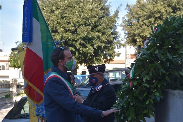 La cerimonia di questa mattina La cerimonia di questa mattina