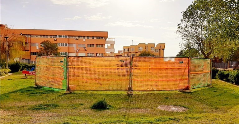 Cantiere dello skatepark a Massafra Cantiere dello skatepark a Massafra