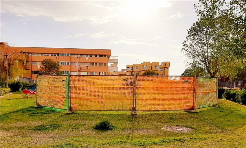 Cantiere dello skatepark a Massafra