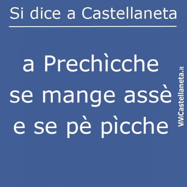 A PRECHÌCCHE...