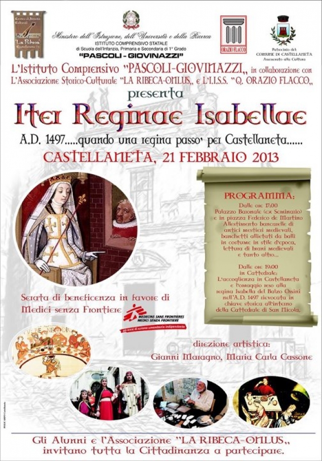 LA REGINA ISABELLA TORNA A CASTELLANETA