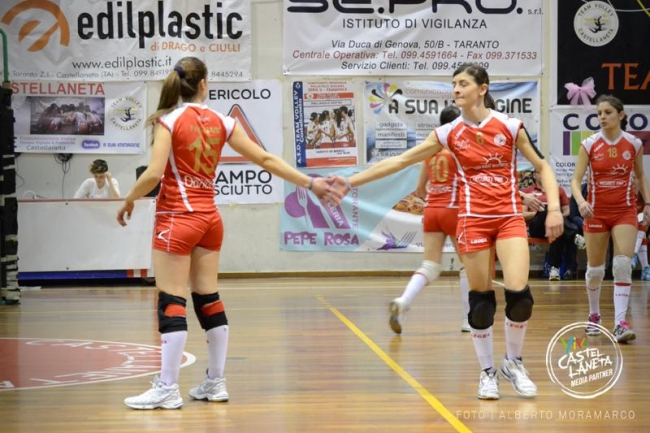 VOLLEY, CASTELLANETA A BISCEGLIE PER VINCERE