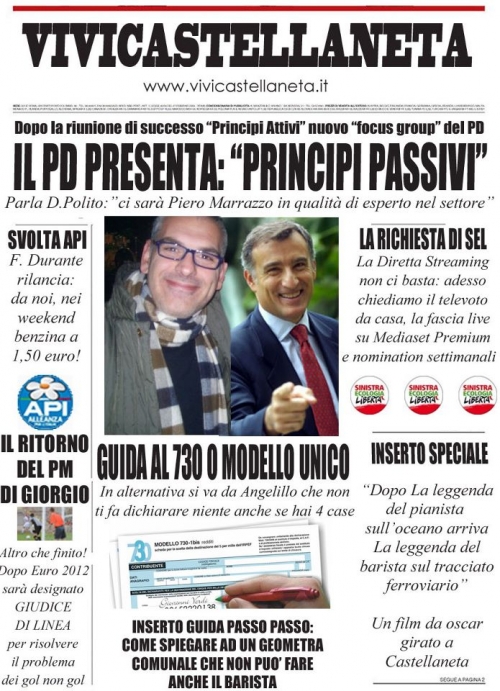 IL PD PRESENTA PRINCIPI PASSIVI