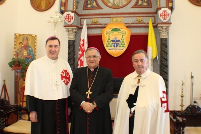 IL SANTO SEPOLCRO DI GERUSALEMME INCONTRA IL PATRIARCA FOUAD TWAL IL SANTO SEPOLCRO DI GERUSALEMME INCONTRA IL PATRIARCA FOUAD TWAL