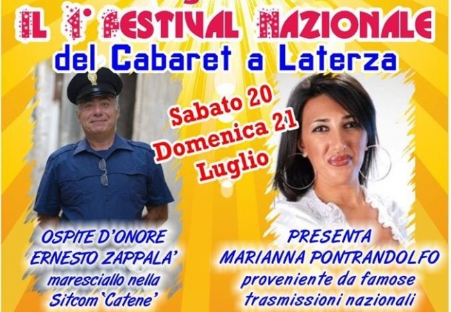 GIUSEPPE CANTORE AL “FESTIVAL NAZIONALE DEL CABARET” GIUSEPPE CANTORE AL “FESTIVAL NAZIONALE DEL CABARET”