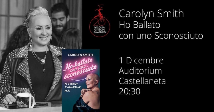 VENERDÌ 1 DICEMBRE, CAROLYN SMITH A CASTELLANETA VENERDÌ 1 DICEMBRE, CAROLYN SMITH A CASTELLANETA