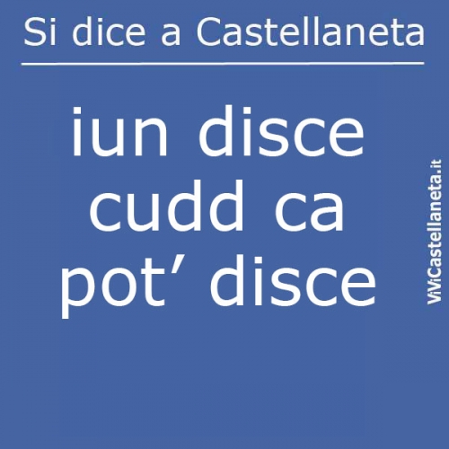 IUN DISCE CIÒCA POT DISCE