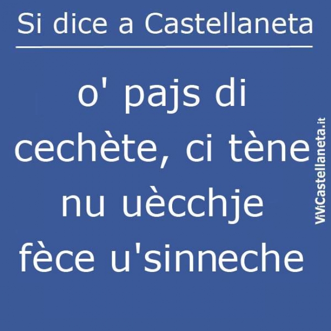 O' PAJS DI CECHÈTE...
