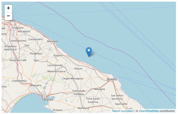 BREVE SCOSSA DI TERREMOTO IN PUGLIA