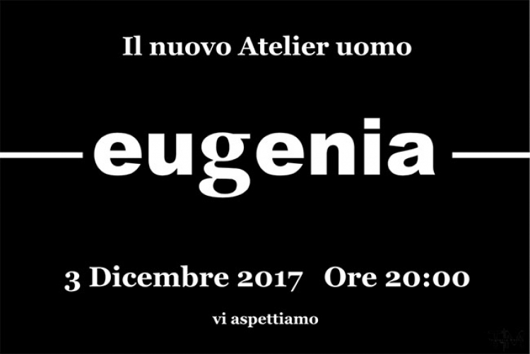 LATERZA, EUGENIA RADDOPPIA: DOMENICA SERA INAUGURAZIONE DEL NUOVO ATELIER UOMO