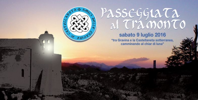 GRAVINA E CASTELLANETA SOTTERRANEA, CAMMINANDO AL CHIAR DI LUNA CON GLI AMICI DELLE GRAVINE