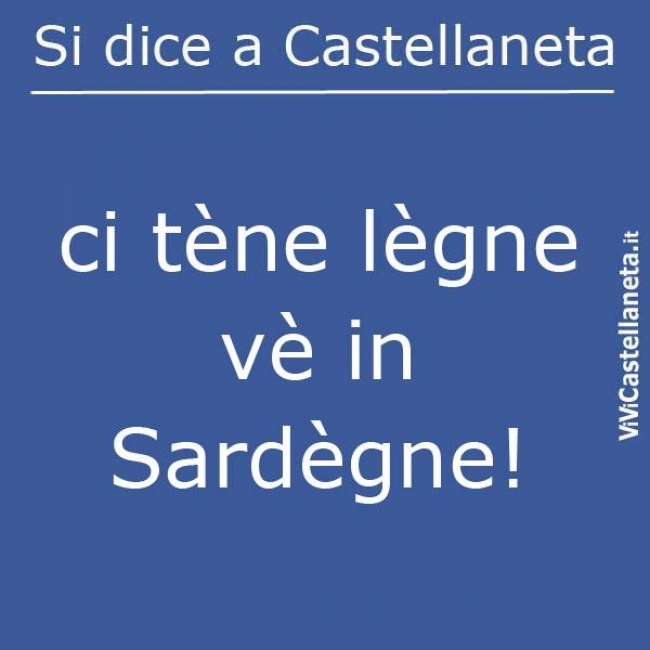 CI TÈNE LÈGNE... CI TÈNE LÈGNE...