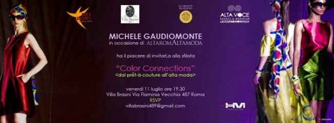 IL TALENTO DELLO STILISTA MICHELE GAUDIOMONTE IN SCENA A ROMA