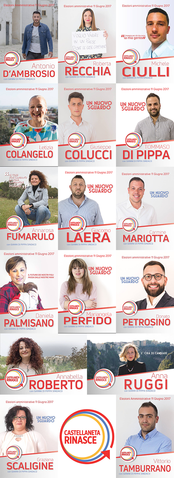 #Castellaneta2017 - LA CARICA DEI 200, ECCO TUTTI GLI ASPIRANTI CONSIGLIERI #Castellaneta2017 - LA CARICA DEI 200, ECCO TUTTI GLI ASPIRANTI CONSIGLIERI