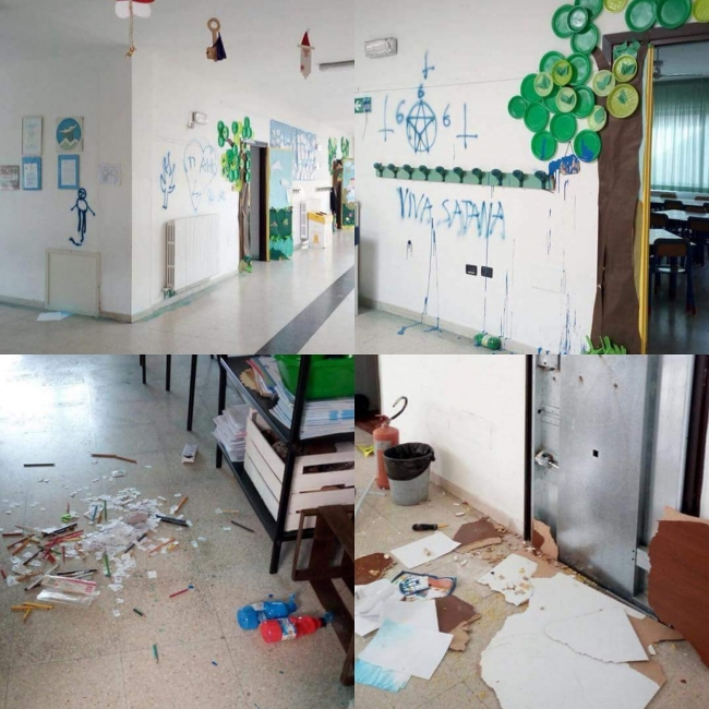 MASSAFRA: VANDALI IN AZIONE NELLE SCUOLE MASSAFRA: VANDALI IN AZIONE NELLE SCUOLE