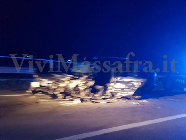 VIOLENTO INCIDENTE FRONTALE SULLA SS 7 APPIA VIOLENTO INCIDENTE FRONTALE SULLA SS 7 APPIA