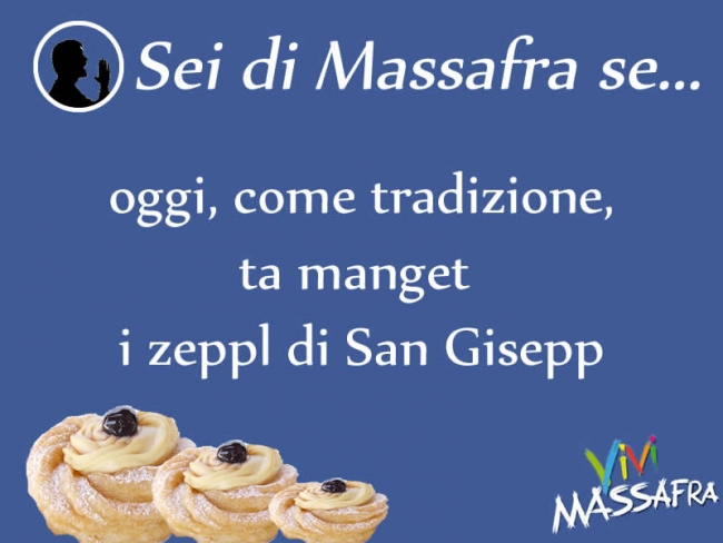Sei di Massafra se oggi, come tradizione, ta manget i zeppl di San Gisepp