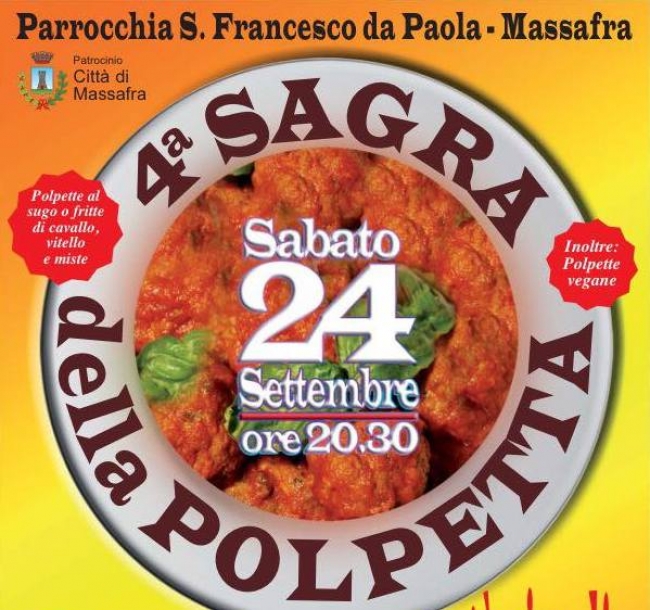 4^ EDIZIONE DELLA SAGRA DELLA POLPETTA 4^ EDIZIONE DELLA SAGRA DELLA POLPETTA